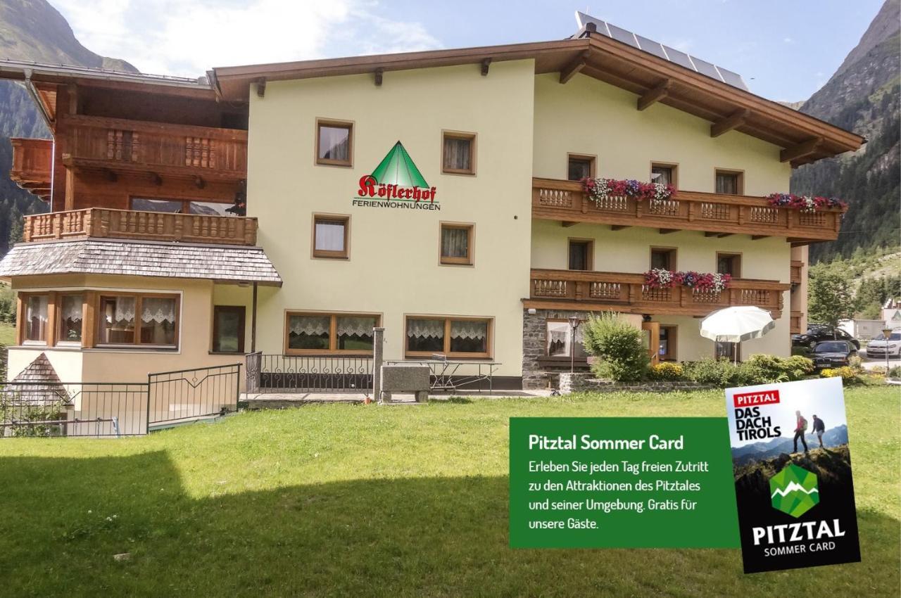 Köflerhof Appartements St. Leonhard im Pitztal Exterior foto